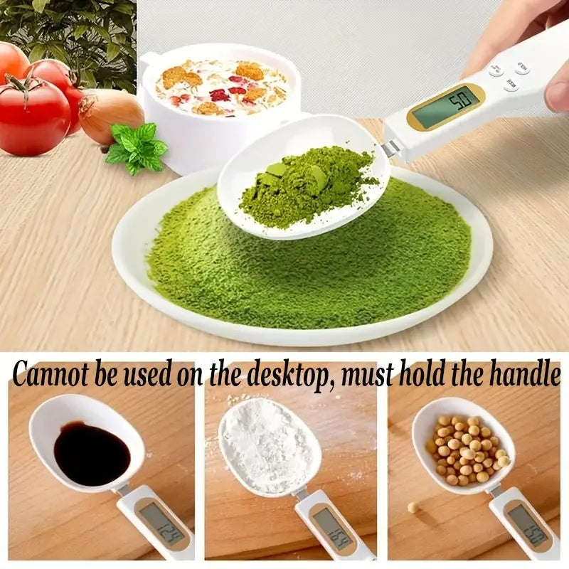 Mini Spoon Scale Digital Kitchen Scale Electronic LCD Food Scale 0.1-500g Cooking Flour Milk Coffee Powder Weight Measure Spoon