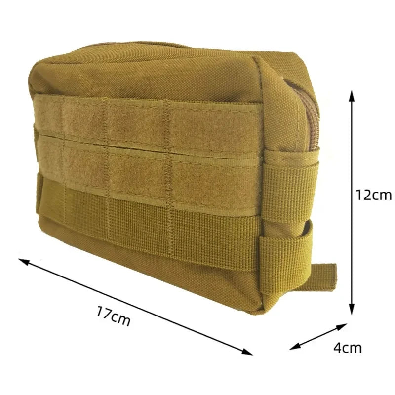 Molle Admin Pouch Compact EDC Utility Gadget Gear Pocket Waterproof Carry Accessory EDC Belt Hanging Waist Bag