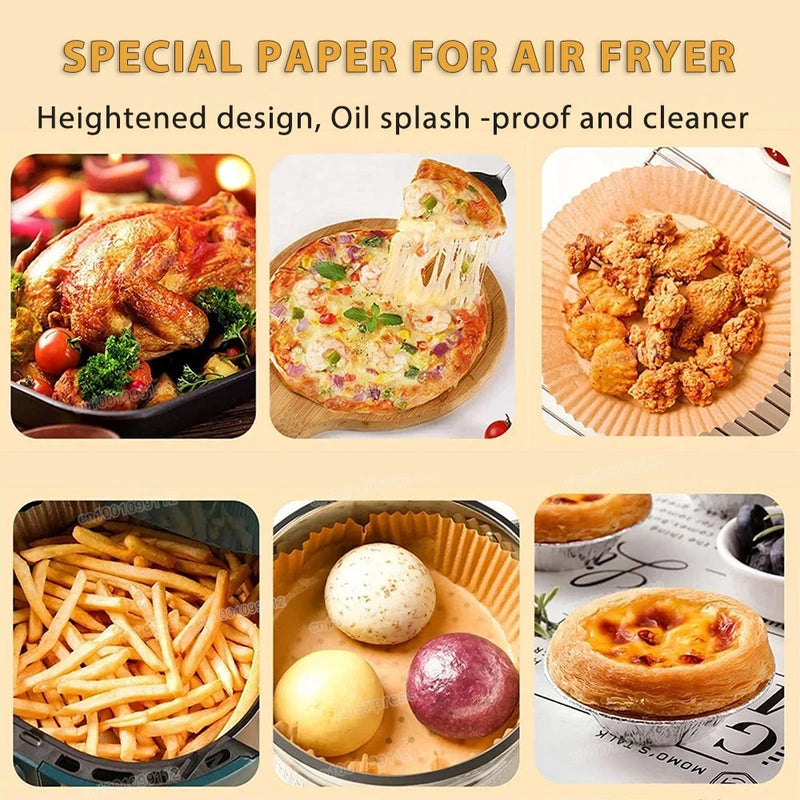 Papéis Descartáveis para Air Fryer