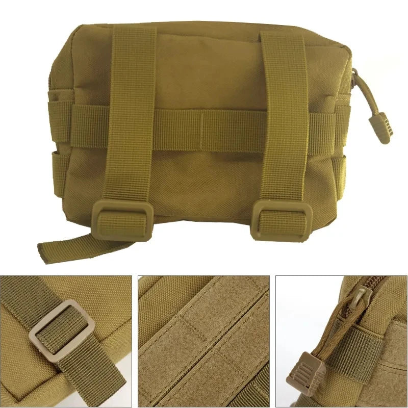 Molle Admin Pouch Compact EDC Utility Gadget Gear Pocket Waterproof Carry Accessory EDC Belt Hanging Waist Bag